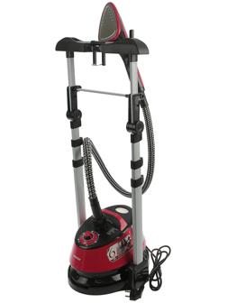 Отпариватель Centek CT-2372, напольный, 2200 Вт, 1500 мл, 45 г/мин, шнур 1.7 м, малиновый