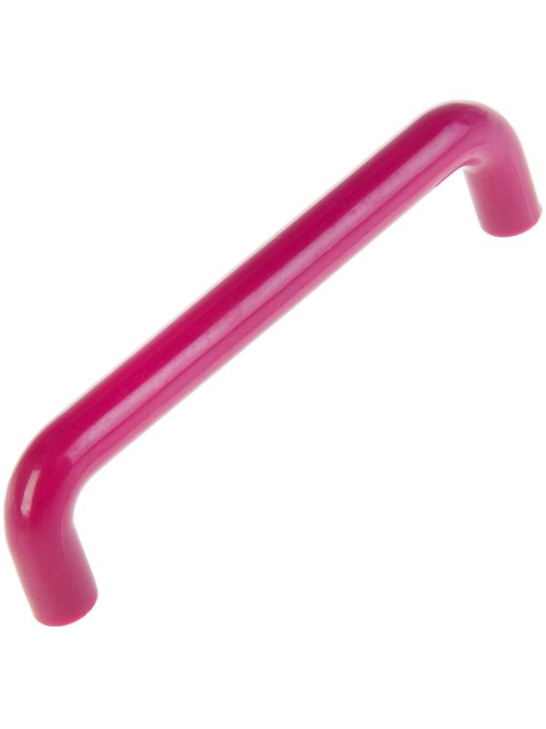Ручка скоба PLASTIC 009, пластиковая, м/о 96 мм, сливовая