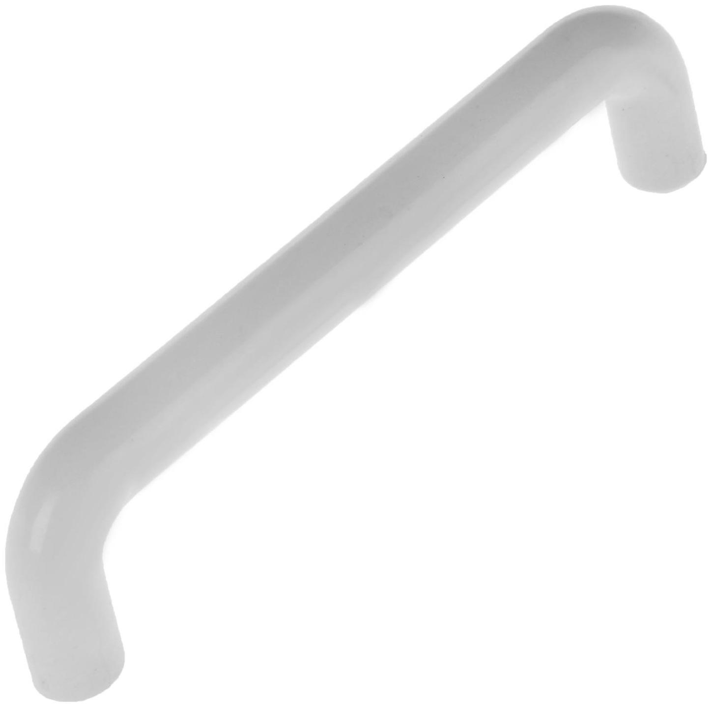 Ручка скоба PLASTIC 009, пластиковая, м/о 96 мм, белая