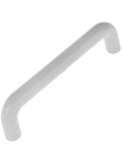 Ручка скоба PLASTIC 009, пластиковая, м/о 96 мм, белая