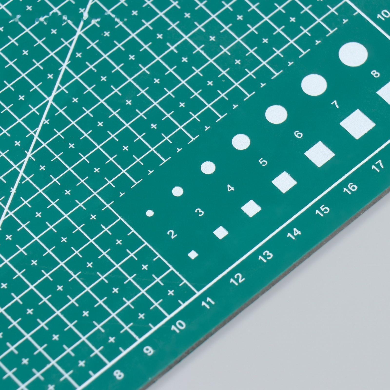 Резиновый мат для творчества цветной А5 МИКС