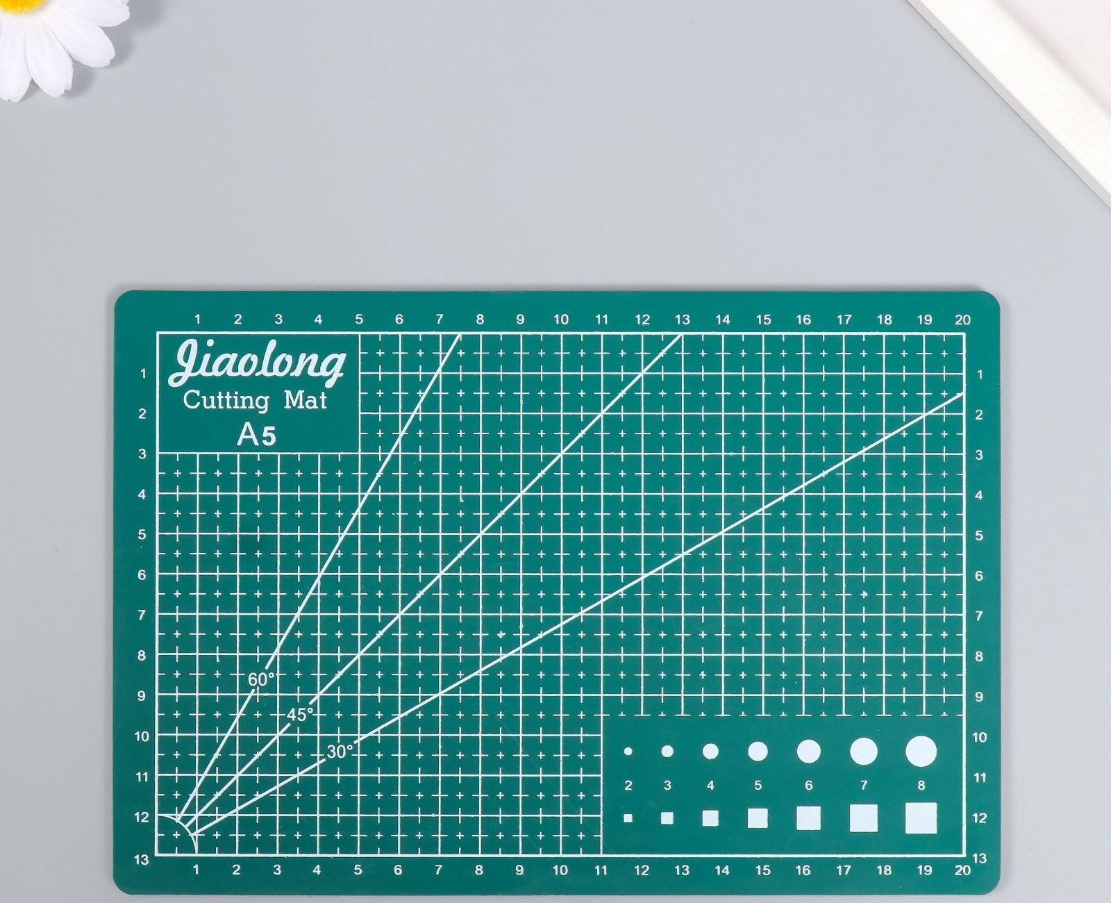 Резиновый мат для творчества цветной А5 МИКС