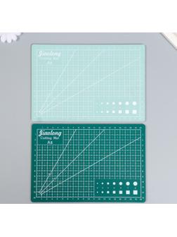 Резиновый мат для творчества цветной А5 МИКС