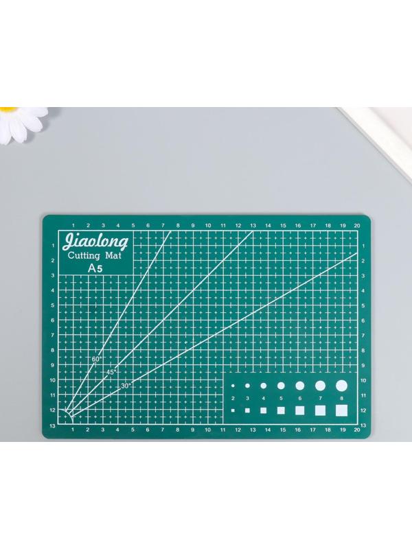 Резиновый мат для творчества цветной А5 МИКС