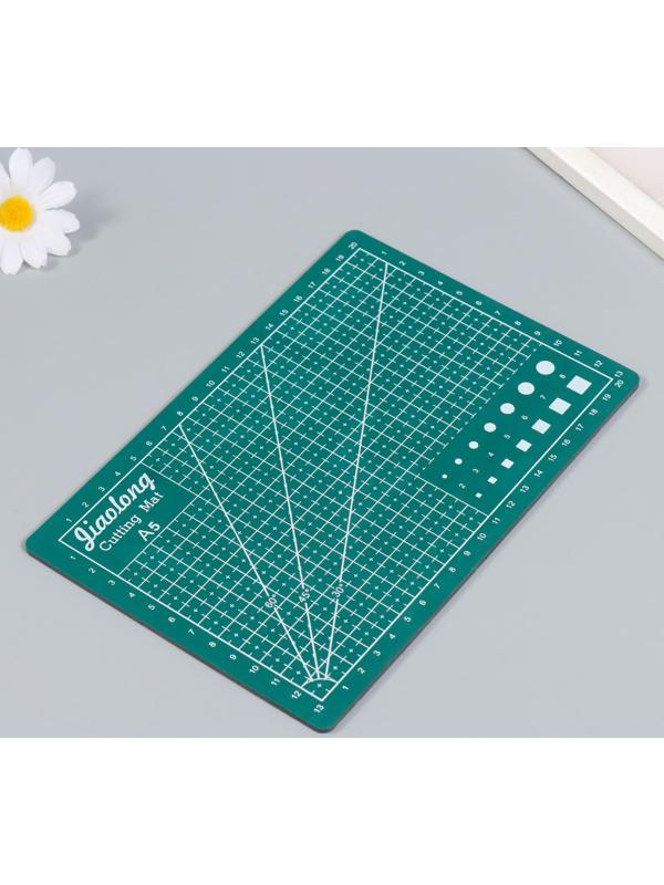 Резиновый мат для творчества цветной А5 МИКС