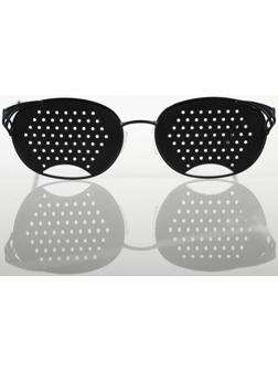 Перфорационные очки-тренажеры женские, черный