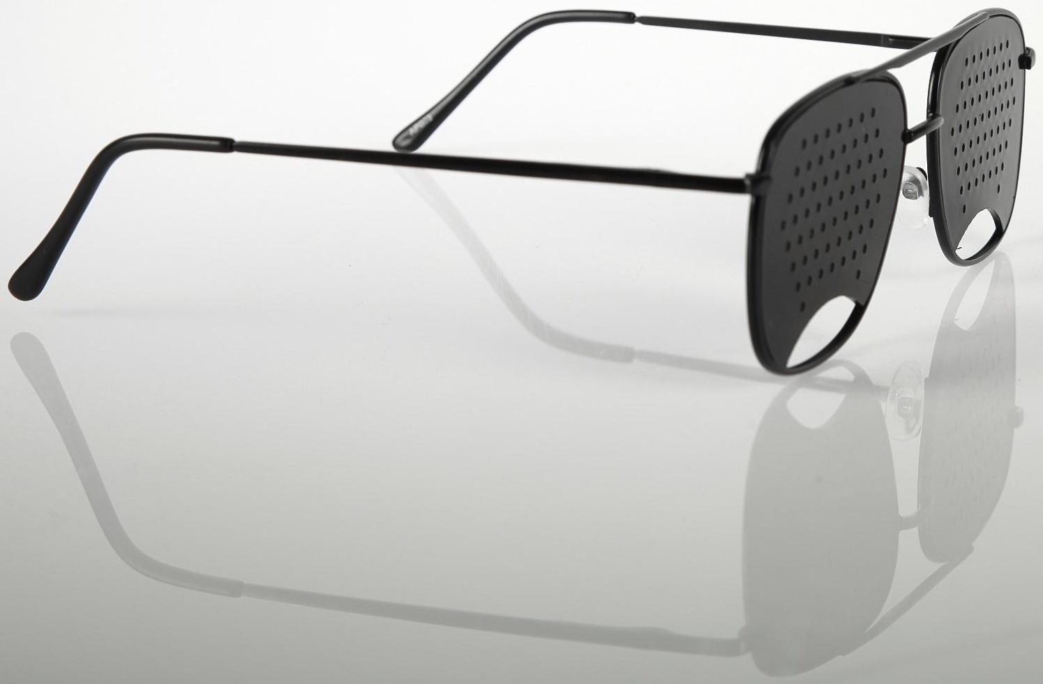 Перфорационные очки-тренажеры мужские, черный