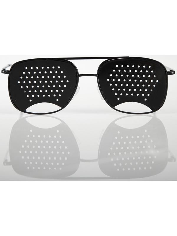 Перфорационные очки-тренажеры мужские, черный