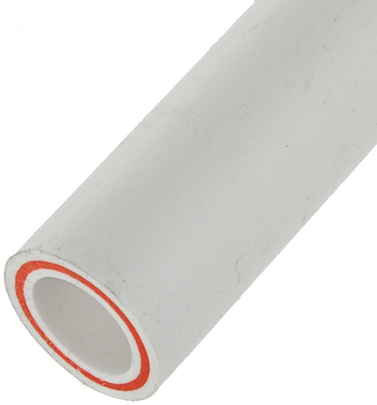 Труба полипропиленовая VALFEX, армированная стекловолокном, d=25 x 4.2 мм, SDR 6, PN25, 2 м