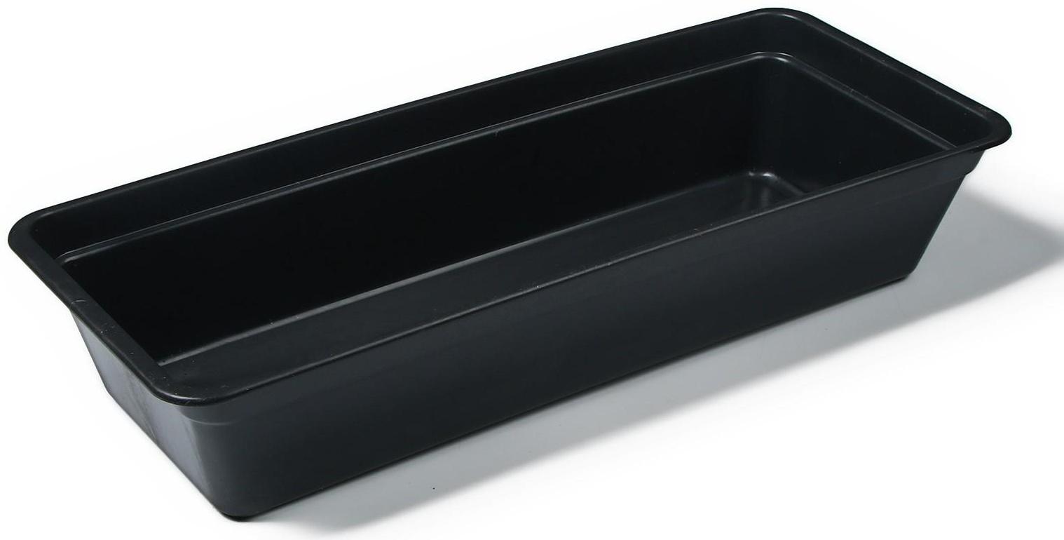 Ящик для рассады, 50 × 20 × 10 см, 5 л, чёрный, «Урожай-3»