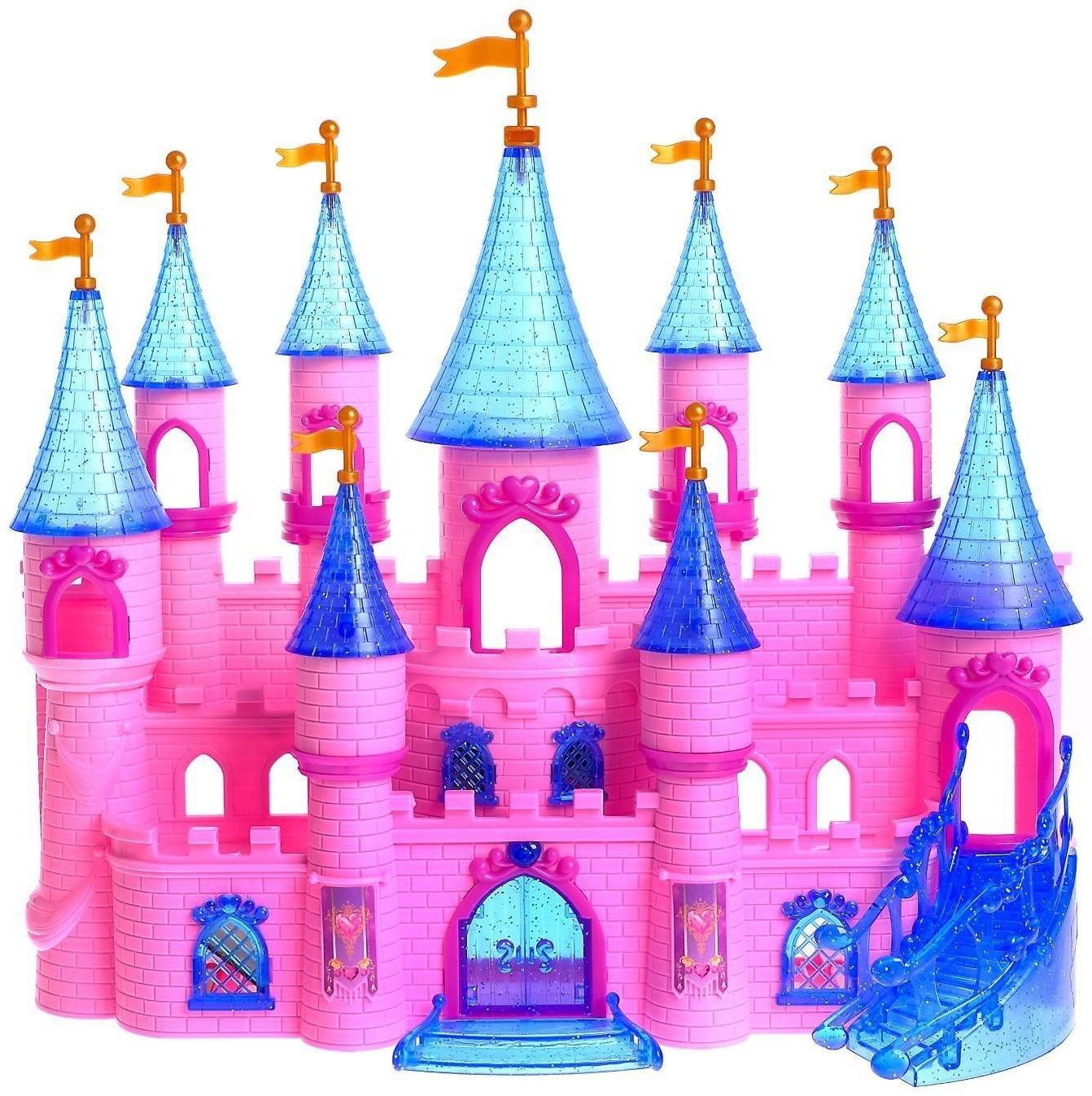 Замок для кукол «Принцесса» с аксессуарами, световые и звуковые эффекты