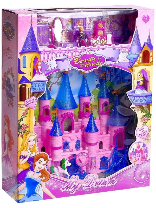 Замок для кукол «Принцесса» с аксессуарами, световые и звуковые эффекты