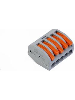 Клемма строительно монтажная Smartbuy, 5 отверстий с рычагами