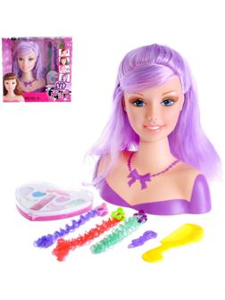 Кукла-манекен для создания причёсок «Мальвина» с аксессуарами