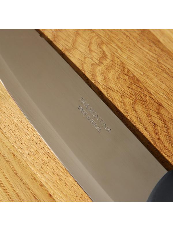 Нож поварской Plenus, длина лезвия 20 см, цвет серый