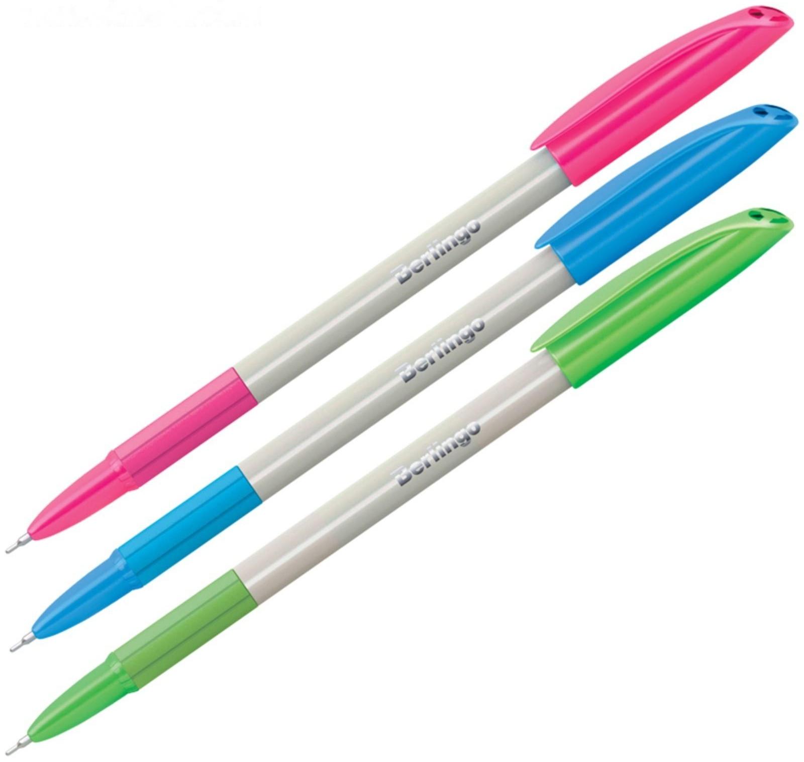 Ручка шариковая Berlingo Perlamutik Pro, стержень синий, узел 0,7 мм