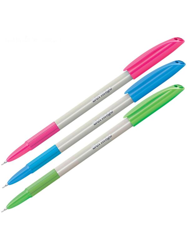 Ручка шариковая Berlingo Perlamutik Pro, стержень синий, узел 0,7 мм