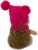 Мягкая игрушка «Ежинка Колючка» в шапке с двумя помпонами, 15 см