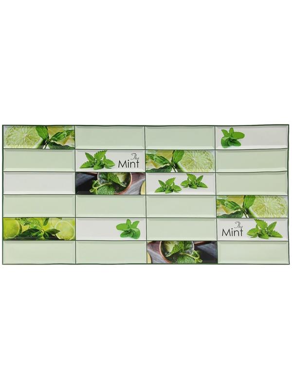 Панель ПВХ Плитка Мята 955х480 мм