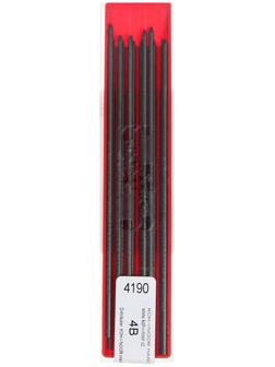 Грифели для цанговых карандашей 2.0 мм, Koh-I-Noor, 4190 4В, 12 штук, в футляре