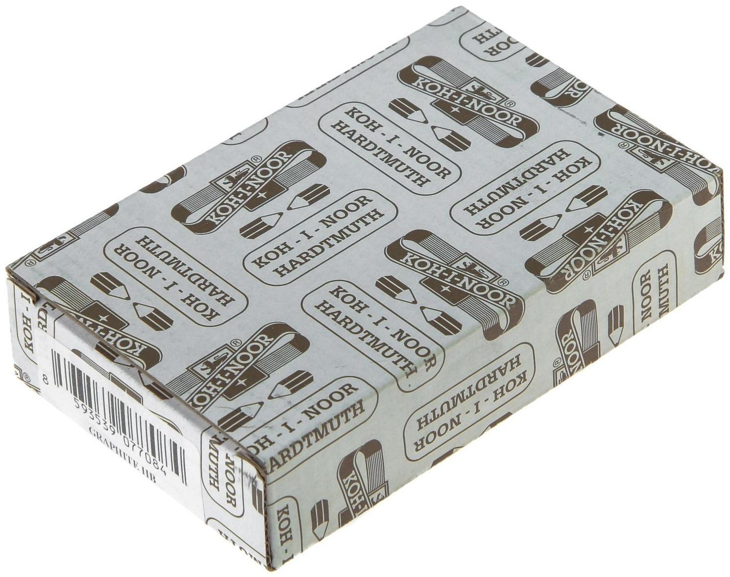 Карандаш чернографитный (цельнографитовый) Koh-I-Noor 8971 HB, утолщённый