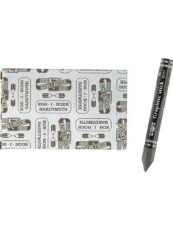 Карандаш чернографитный (цельнографитовый) Koh-I-Noor 8971 HB, утолщённый