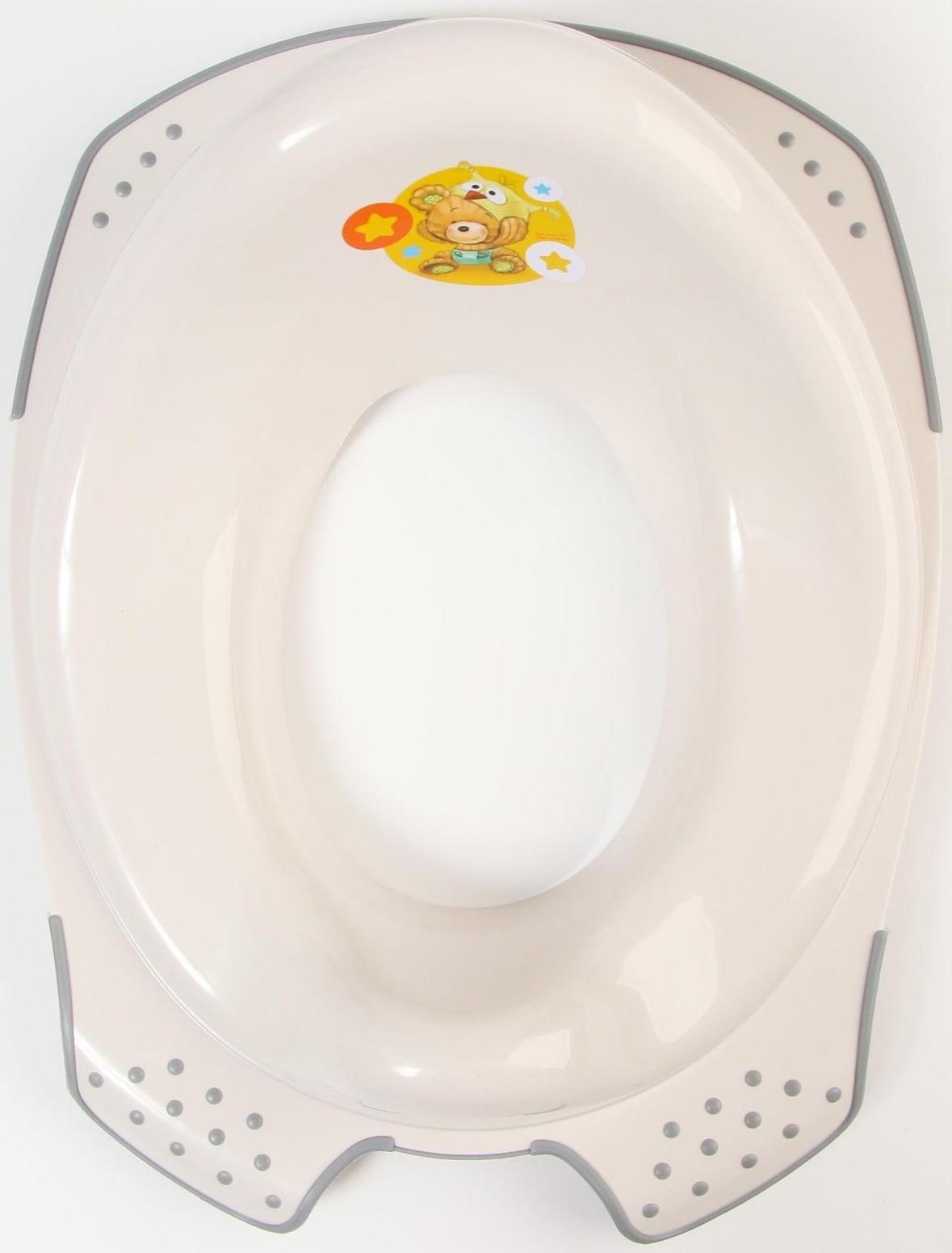 Детская накладка - сиденье на унитаз «Мишка» антискользящая, МИКС