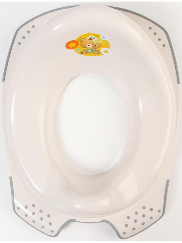 Детская накладка - сиденье на унитаз «Мишка» антискользящая, МИКС
