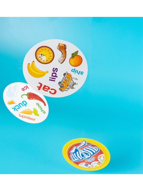 Настольная игра «Дуббль Английские слова», на внимание и реакцию