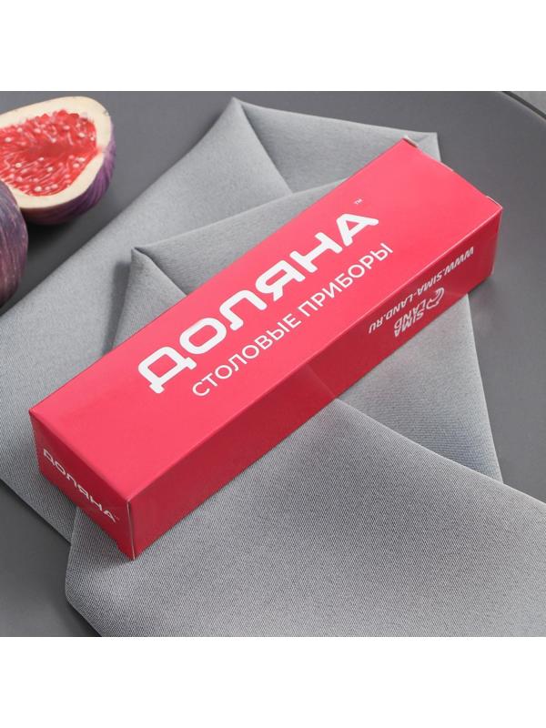 Ложка чайная Доляна «Нордик», h=15 см, толщина 1,2 мм