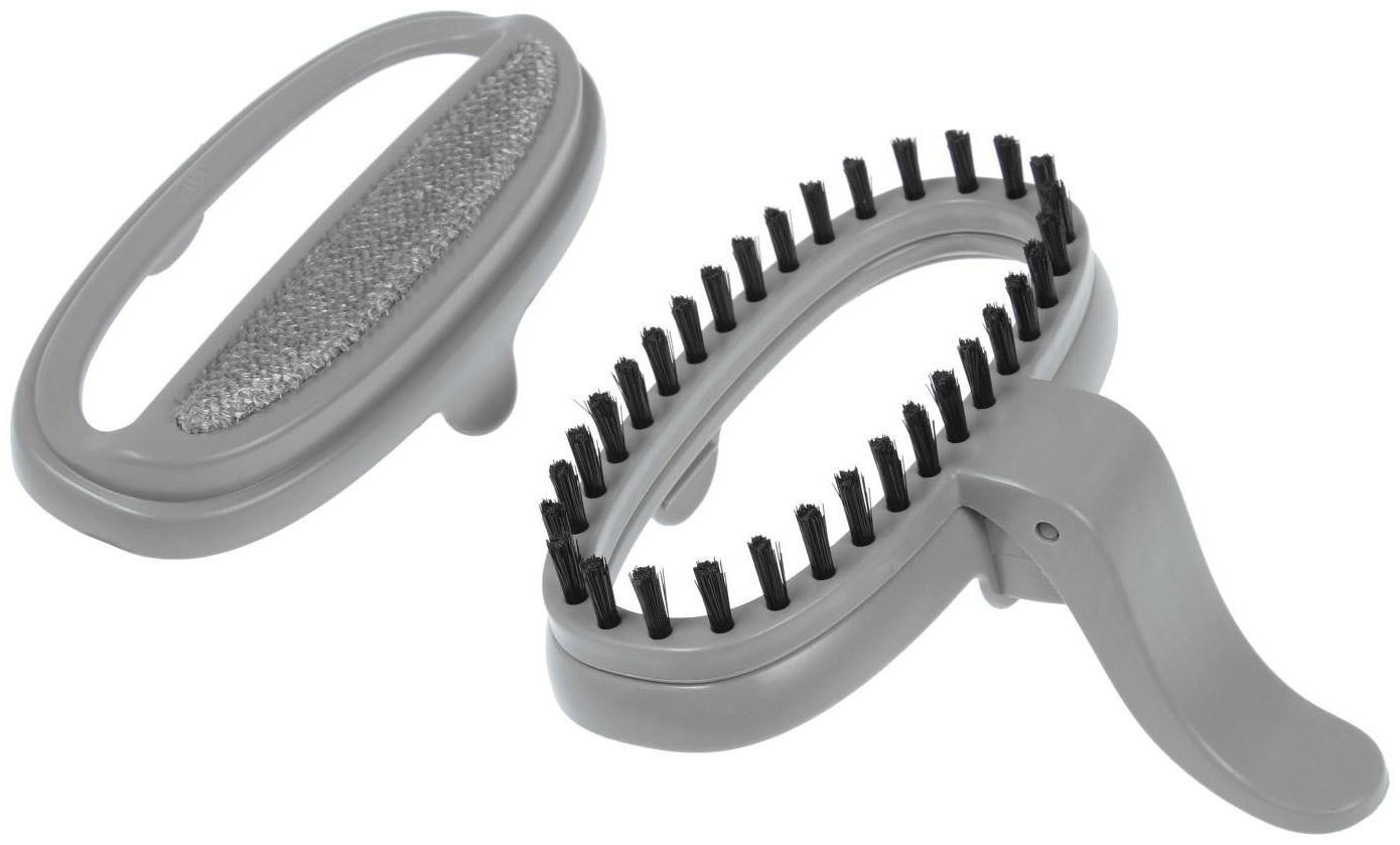 Отпариватель Kitfort KT-916-1, ручной, 1000 Вт, 260 мл, 20 г/мин, шнур 1.7 м, бело-синий