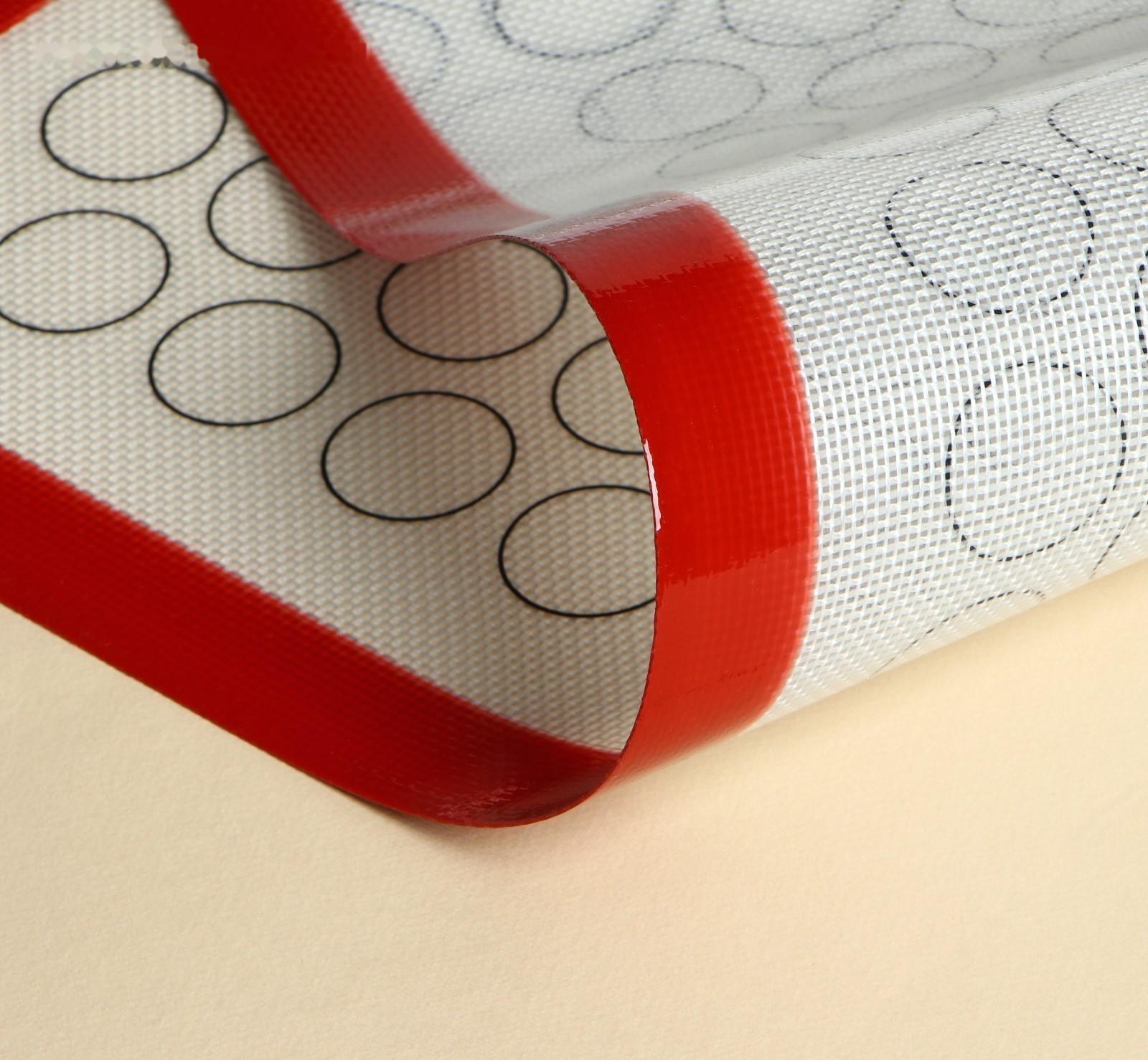 Силиконовый коврик для макаронс армированный, 60×40 см