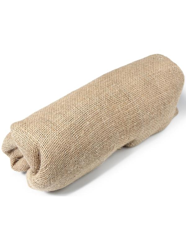 Джут натуральный, 5 × 1,1 м, плотность 215 г/м², плетение 34/32