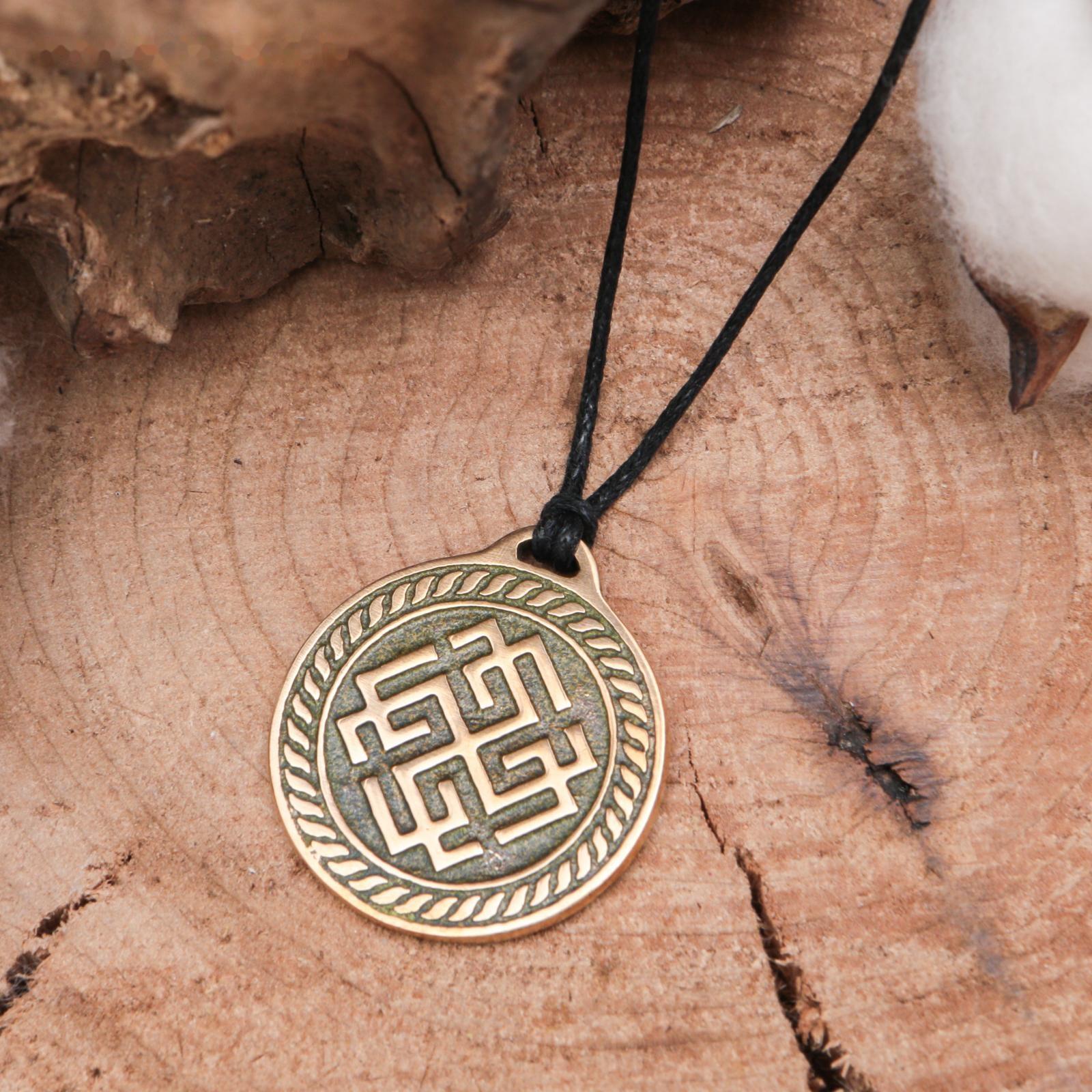 Славянский оберег из ювелирной бронзы 