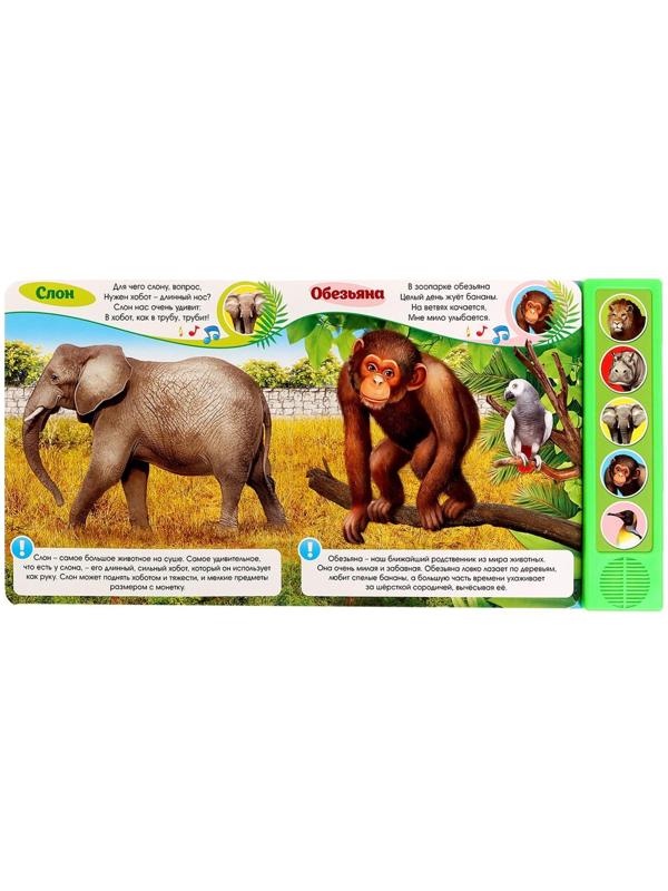 Музыкальная книга «Приходите в зоопарк», 10 стр.