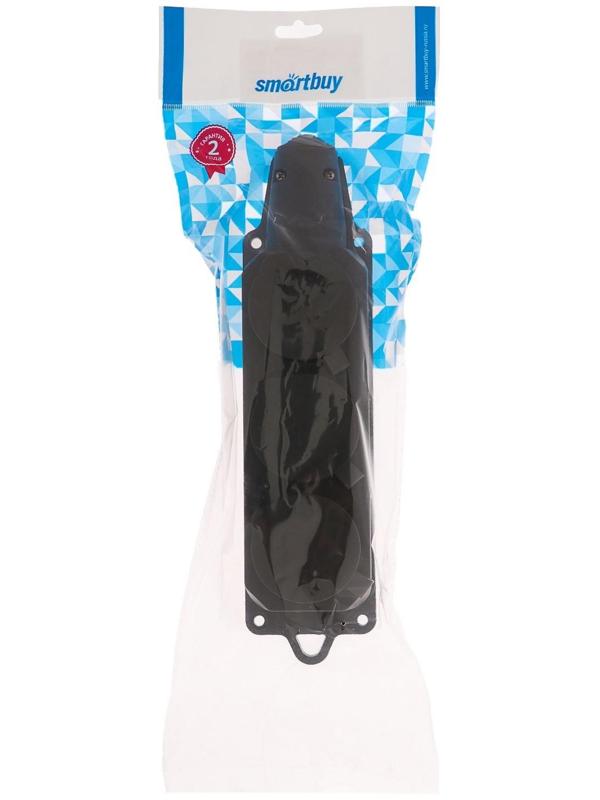 Розетка Smartbuy SBE-16-3-00-R, трёхместная, каучуковая, 16 A, 230 В, 2P + PE, с заглушками, IP 44