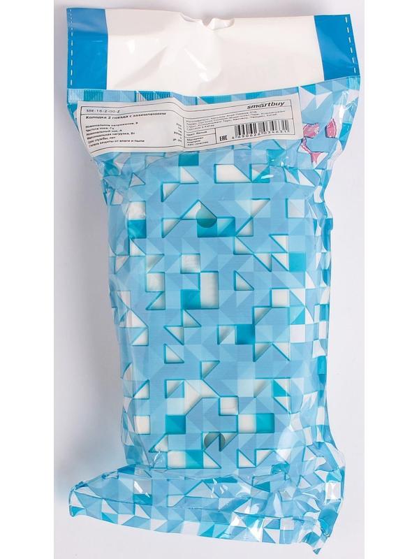 Колодка Smartbuy, 2 розетки, 16 А, 3500 Вт, с з/к, белая