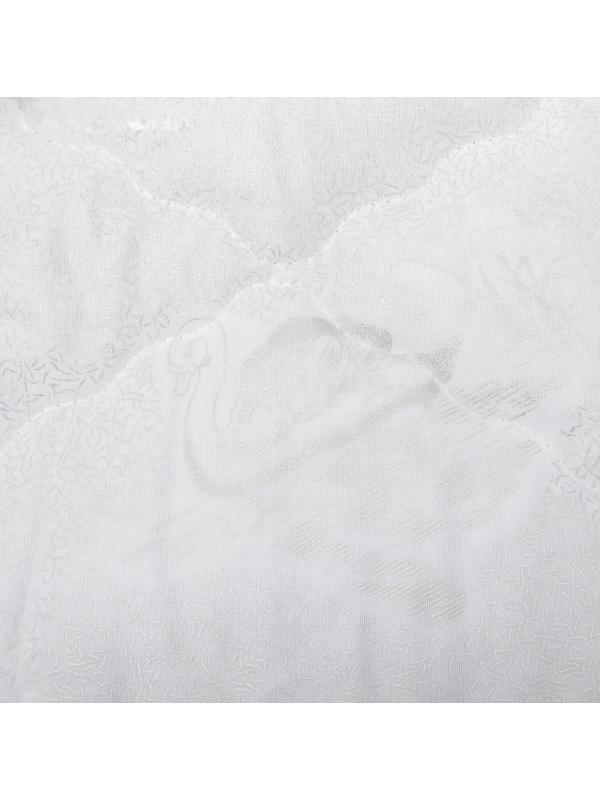 Одеяло стандартное 172х205 см, иск. лебяжий пух, ткань глосс-сатин, п/э 100%