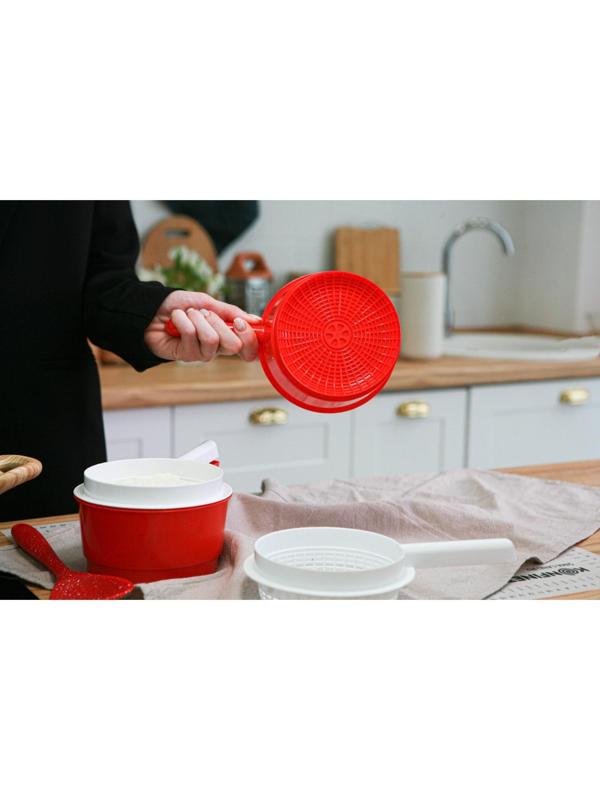 Сыродельница «Мини», d=12 см, внешний d=14 см, цвет красный