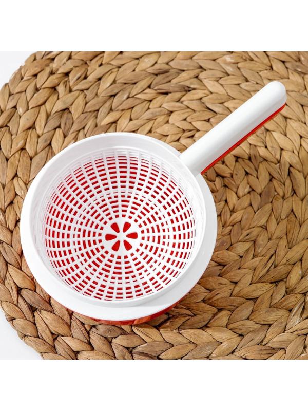 Сыродельница «Мини», d=12 см, внешний d=14 см, цвет красный