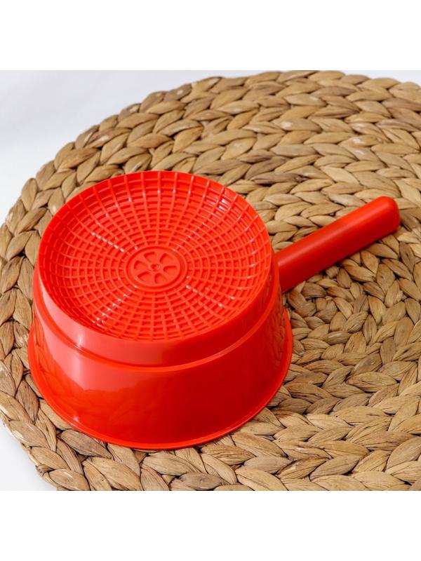 Сыродельница «Мини», d=12 см, внешний d=14 см, цвет красный