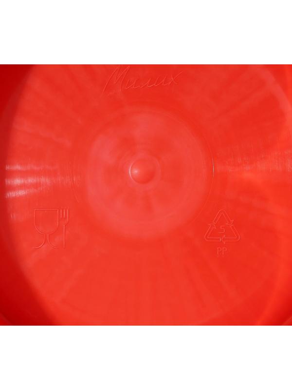 Сыродельница «Мини», d=12 см, внешний d=14 см, цвет красный