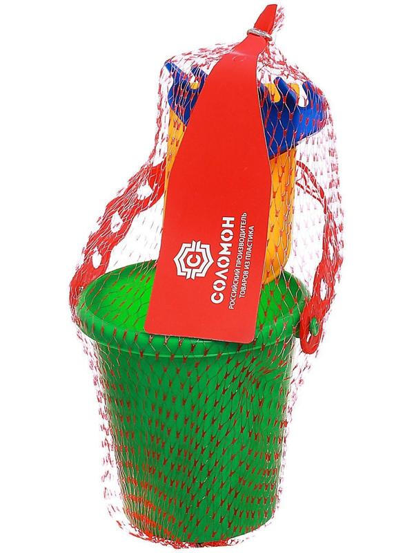 Песочный набор: ведёрко, лопатка, грабельки