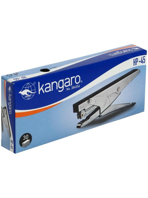 Степлер №24/6 и 26/6 до 30 листов Kangaro HP-45, для сшивания на весу, МИКС