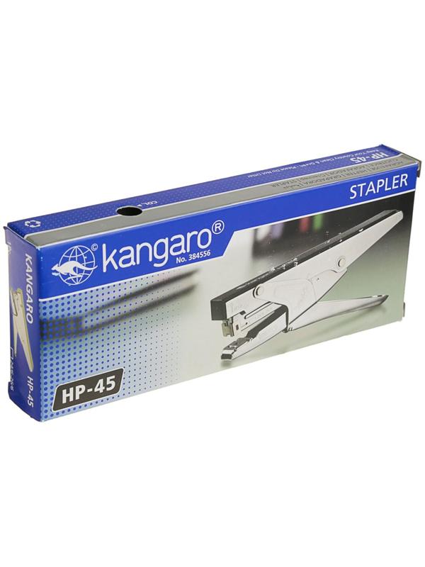 Степлер №24/6 и 26/6 до 30 листов Kangaro HP-45, для сшивания на весу, МИКС