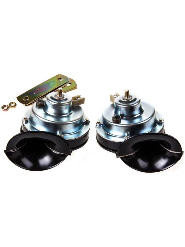 Сигнал звуковой Skyway 009, LADA, d=87 мм, 12 В, 105 Дцб, сталь/пластик, 2 шт , S07601009