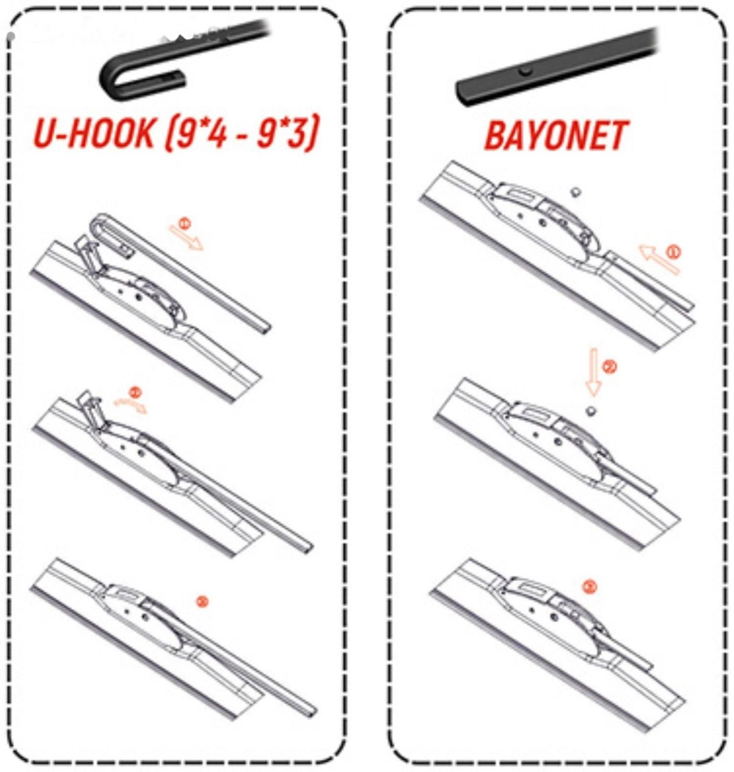 Щетка стеклоочистителя Skyway стандарт, 22