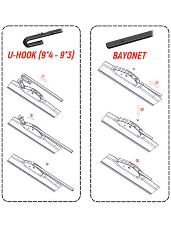 Щетка стеклоочистителя Skyway стандарт, 28