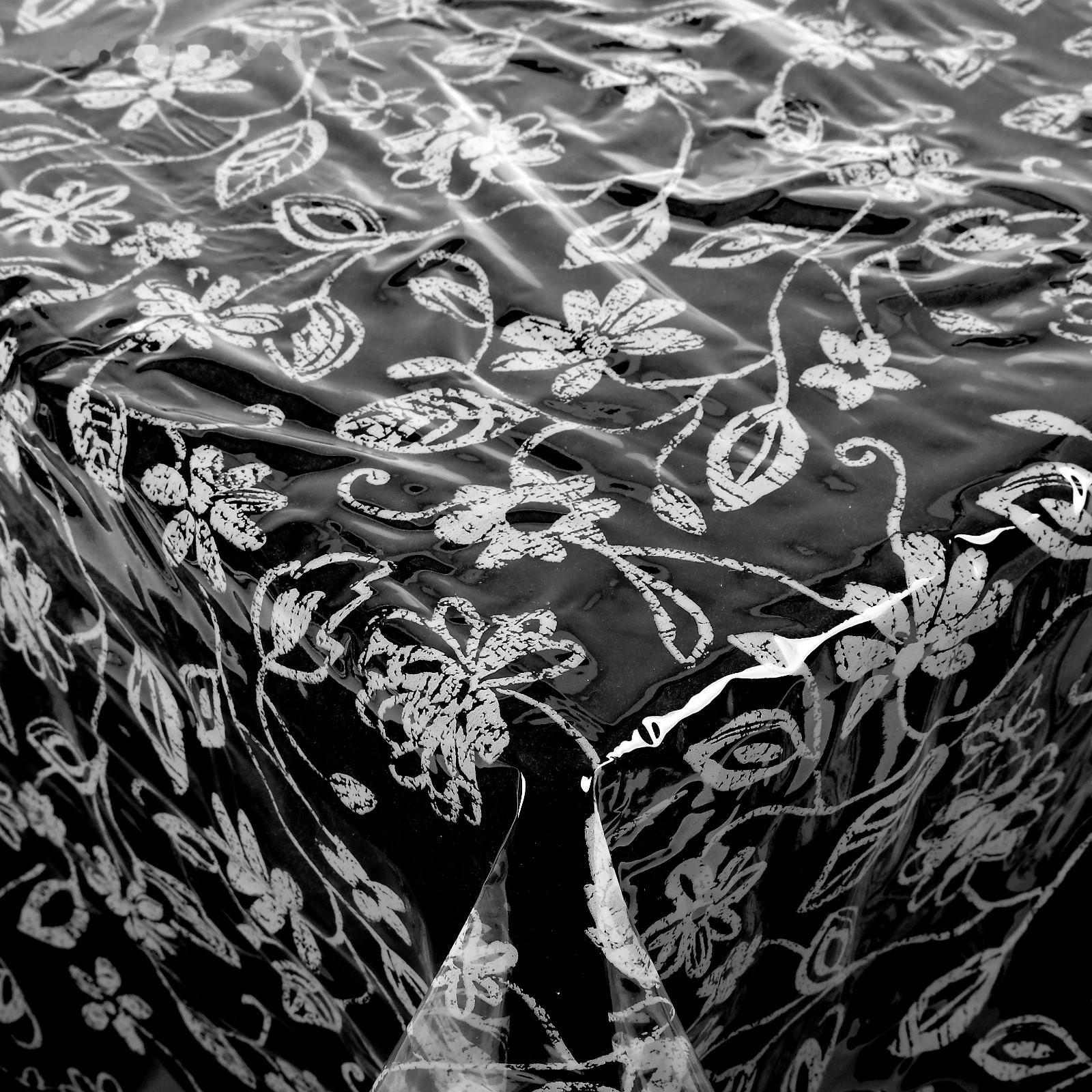 Скатерть без основы многоразовая «Ажурная», 132×220 см, цвет МИКС