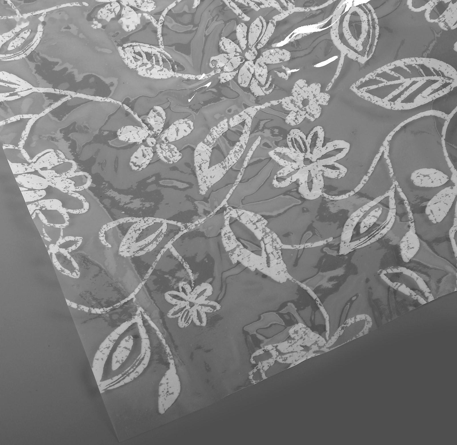 Скатерть без основы многоразовая «Ажурная», 132×220 см, цвет МИКС